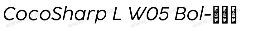 CocoSharp L W05 Bol字体转换